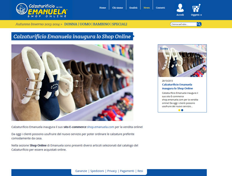 calzaturificio vendita on line