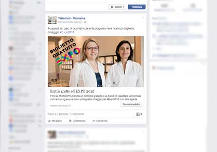 Campagne Facebook Ads per Visiomed Ravenna