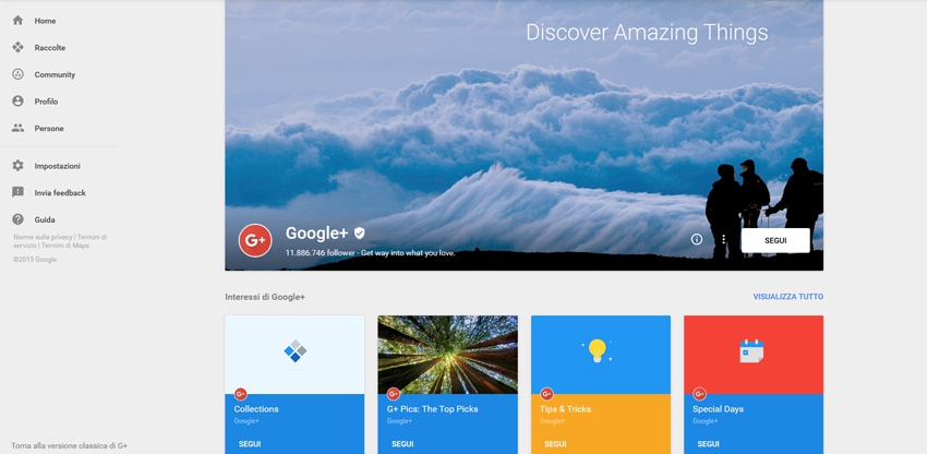 Google presenta il nuovo Google+